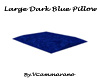 Large Dark Blue Pillow