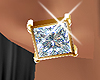 Gold diamond studs