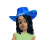 aqua cowgirl hat