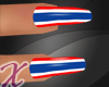 X* THAILAND Flag Nails