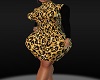 A19~Leopard Black Dress