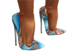 Tan Abstract Heels