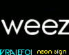 VF-Weezer- neon sign