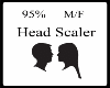 M/F 95% head scaler