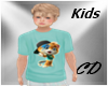 CD Kids Shirt Blue Cat