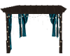 Drk Brn Teal Pergola