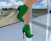 Short Green Boots