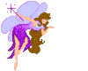 Purple dressed fairy,