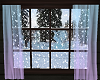 snowy window