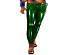 GREEN LEATHER PANTS