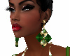 GreenGold Earrings
