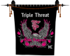 Triple Threat Banner Pnk