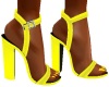 yellow ankle strap heels