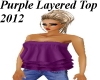 New Purple Layered Top