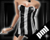 [PLM]drapped strip dress