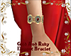 Right Ruby Gold Bracelet