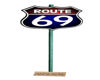 Route 69 Hwy Sign