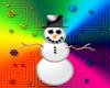 Rainbow Snowman