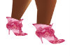 Pink diamond short boots