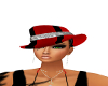 Red and Black Hat