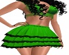 SS Sheer Green Skirt