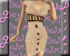 {JJ} Sweater Dress Tan