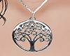silver life tree necklac
