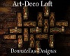 art-deco candles