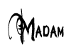 "Madam" Sticker