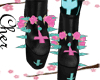 unholy pastel rose boots