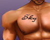 "RD" Sky Tattoo