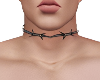 Neck Tattoo Barbed Wire