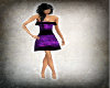 purple plaid dress