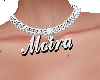 Moira silver necklace