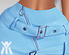 YA.Belt Skirt Blue