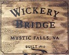 Wickery Bridge Road Sign