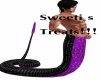 blk & purple snake tail