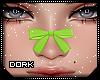 D|Green Nose Bow