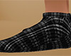 Gray Socks Plaid flat F