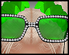 *SB* Neon Green Glasses