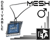 Polaroid Necklace Mesh M