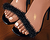 Fur Heels Black