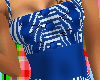 bb* blue stripe dress