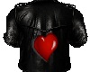 HBH leather jacket heart