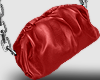 Chain shoulder bag red