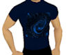 Blue swirl tee shirt