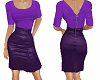 TF* Purple Top & Skirt