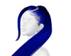 ombre blue ponytail