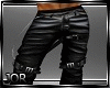 *JK* Leather Belt Pants
