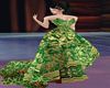 C | Batik Green Gown
